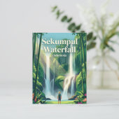 Sekumpul Waterval Indonesië Briefkaart (Staand voorkant)
