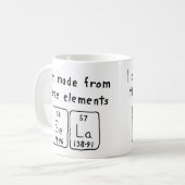 Sela periodieke lijstnaam mok (Voorkant links)