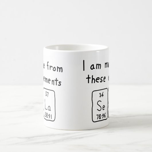 Sela periodieke lijstnaam mok (Center)