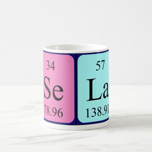 Sela periodieke lijstnaam mok (Center)