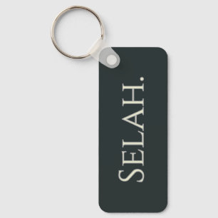 Selah Hebreeuwse Woord Aangepaste Naam Sleutelhanger