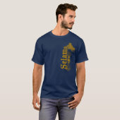 Selam - Hallo - in Gold T-shirt (Voorkant volledig)