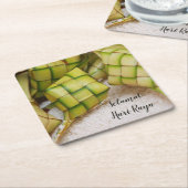 Selamat Hari Raya drink onderzetter (Schuin)