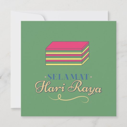 Selamat Hari Raya // Islamitische viering groeten Kaart (Voorkant)