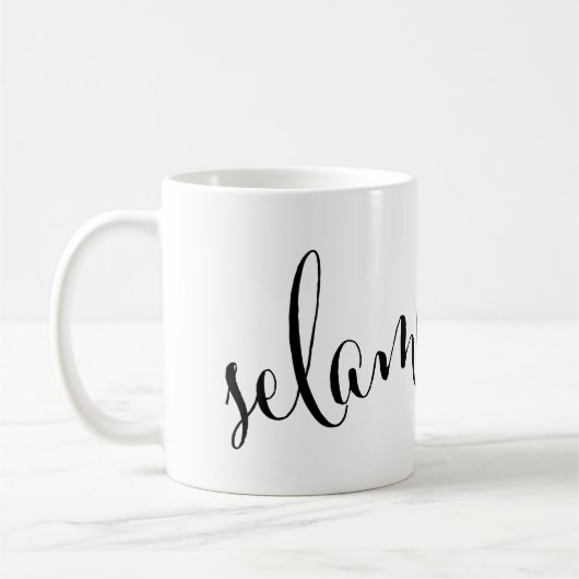 selamat pagi Goedemorgen Indonesische Mok (Links)