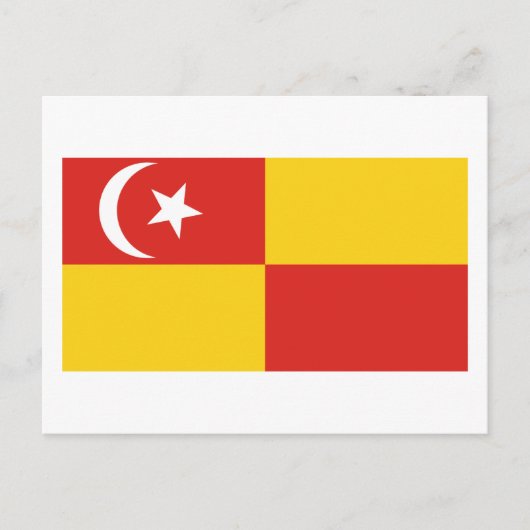 Selangor vlag briefkaart (Voorkant)