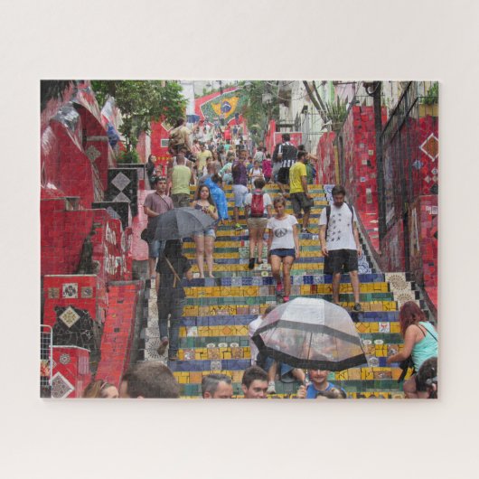 selaron stappen rio brazilië legpuzzel (Horizontaal)