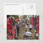 selaron stappen rio briefkaart (Voorkant / Achterkant)