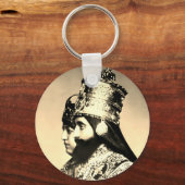 Selassie I Jah Rastafari Rasta Reggae Livity Roots Sleutelhanger (Voorkant)
