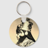 Selassie I Jah Rastafari Rasta Reggae Livity Roots Sleutelhanger (Achterkant)