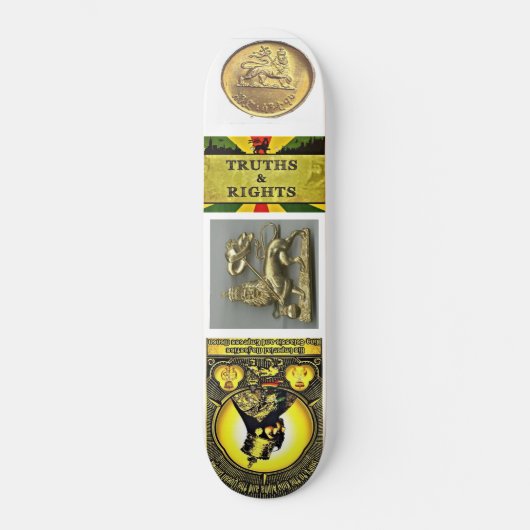 SELASSIE I RASTA Skateboard (Voorkant)