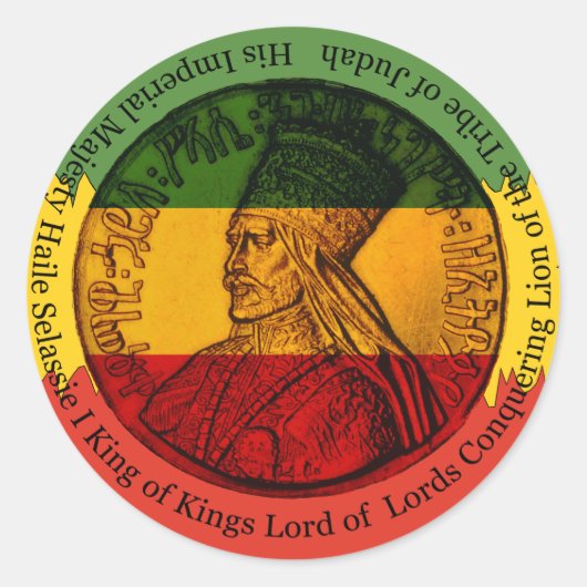 Selassie I Sticker (Voorkant)