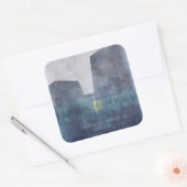 Selassie Monoliths 1998 Vierkante Sticker (Envelop)