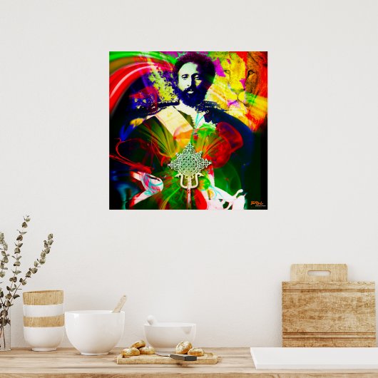 Selassie Poster (Keuken)