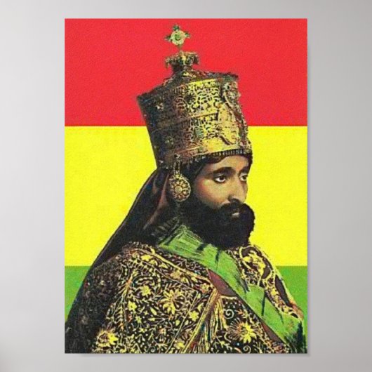 selassie poster (Voorkant)