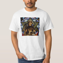 Selassie Star van David Background T-shirt