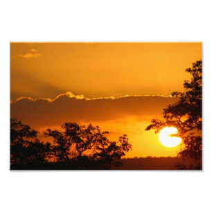 Selati Sunset Print Foto Afdruk
