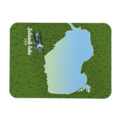 Selawik meer Alaska kaart Magneet (Horizontaal)