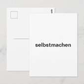 selber gestalten briefkaart (Voorkant / Achterkant)