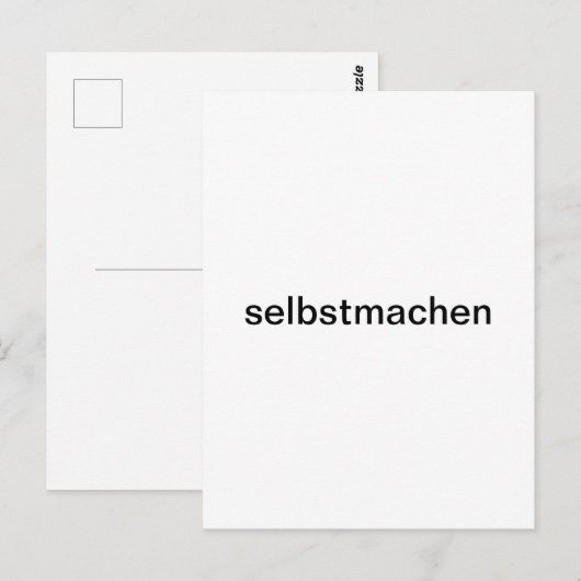 selber gestalten briefkaart (Voorkant / Achterkant)