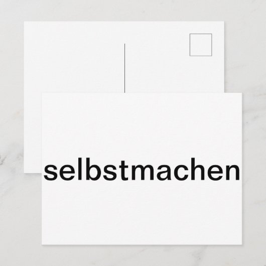 selber gestalten briefkaart (Voorkant / Achterkant)