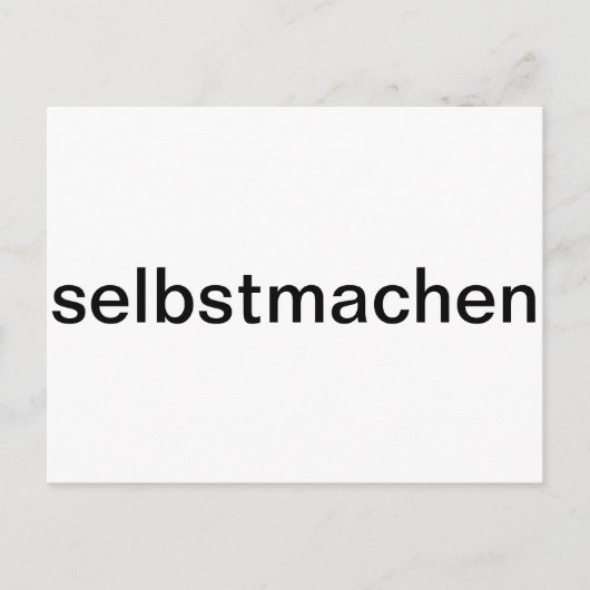 selber gestalten briefkaart (Voorkant)