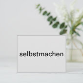 selber gestalten briefkaart (Staand voorkant)