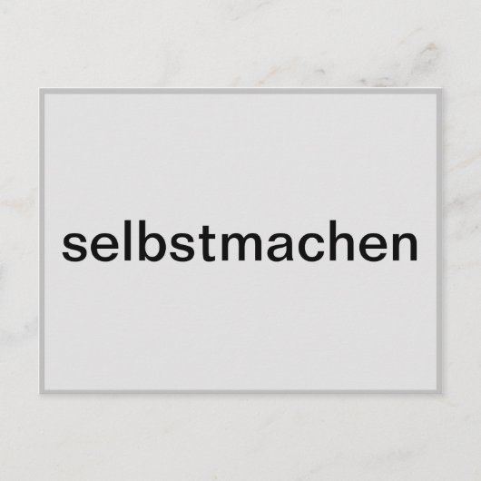 selber gestalten briefkaart (Voorkant)