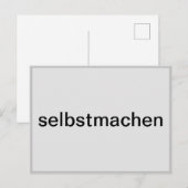 selber gestalten briefkaart (Voorkant / Achterkant)