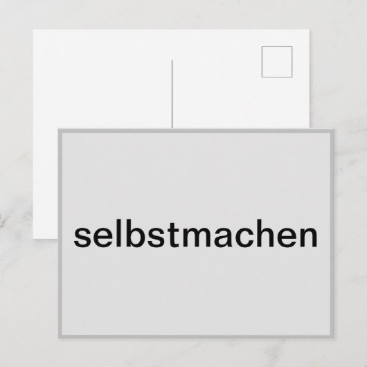 selber gestalten briefkaart (Voorkant / Achterkant)