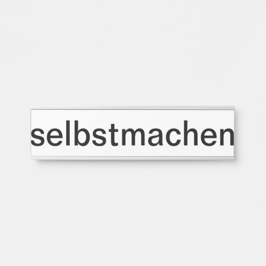 selber gestalten deurbordje (Voorkant)