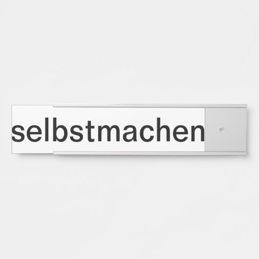 selber gestalten deurbordje (Voorkant)