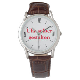 selber gestalten horloge