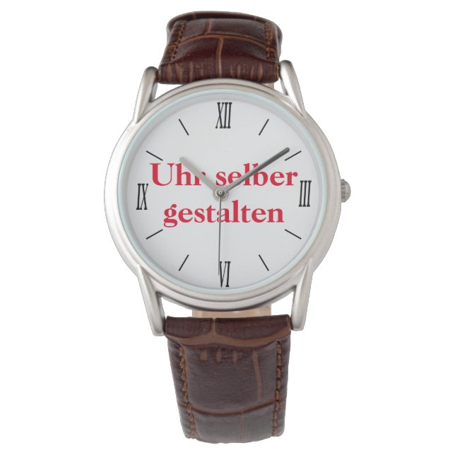selber gestalten horloge (Voorkant)