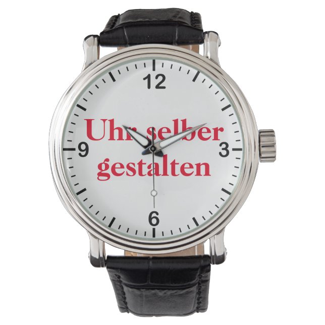 selber gestalten horloge (Voorkant)