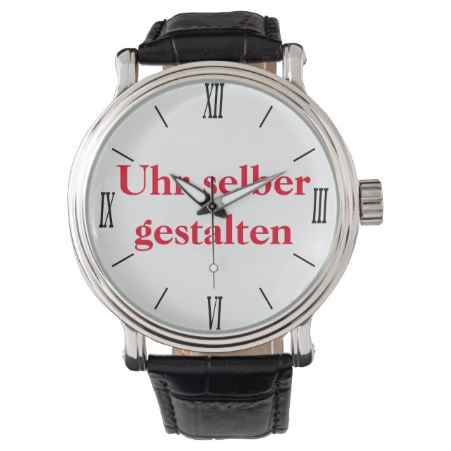 selber gestalten horloge (Voorkant)