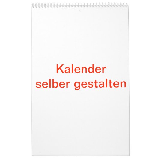 selber gestalten kalender (Hoes)