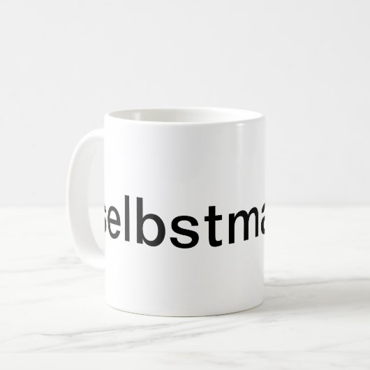 selber gestalten koffiemok (Voorkant links)