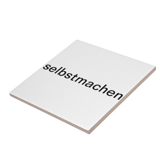 selber gestalten tegeltje (Zijkant)