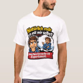 Selbstgespräch Humor Cartoon T-shirt (Voorkant)