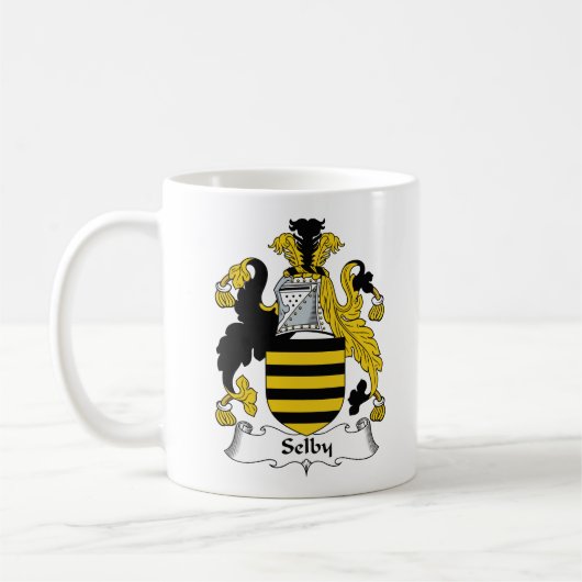 Selby Family Crest Koffiemok (Links)