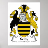 Selby Family Crest Poster (Voorkant)