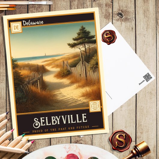 Selbyville, Delaware | Oude ansichtkaart Briefkaart