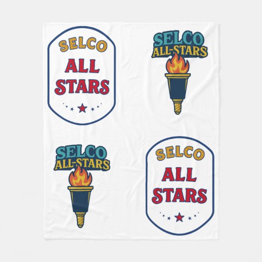 SELCO Dekbed Fleece Deken (Voorkant)