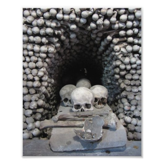 Seldec Ossuary Shrine, Kutna Hora Foto Afdruk (Voorkant)