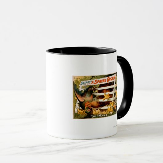 Selden's Funny Farce, een lentepick 2 Mok (Voorkant rechts)