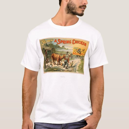 Selden's Funny Farce, een lentepick T-shirt (Voorkant)