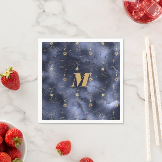 Selderfgoedfeest Tarot Card Hand Astrologer Servet (Insitu)