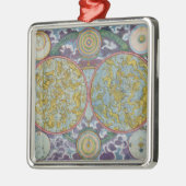 Selderfgoedkaart van de planten metalen ornament (Links)