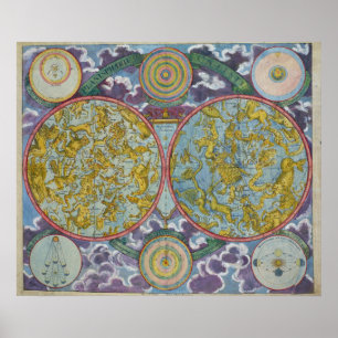 Selderfgoedkaart van de planten poster